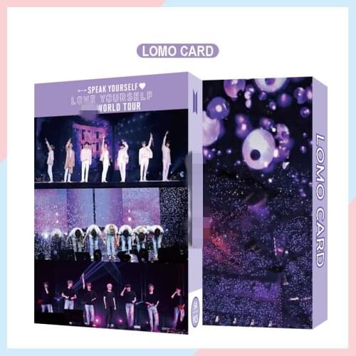 South Korean Groups K-POP Bangtan Poster LOVE Yourself Map of The Soul Persona Posters LOMO Cards PhotoCard Wall Sticker Fashion