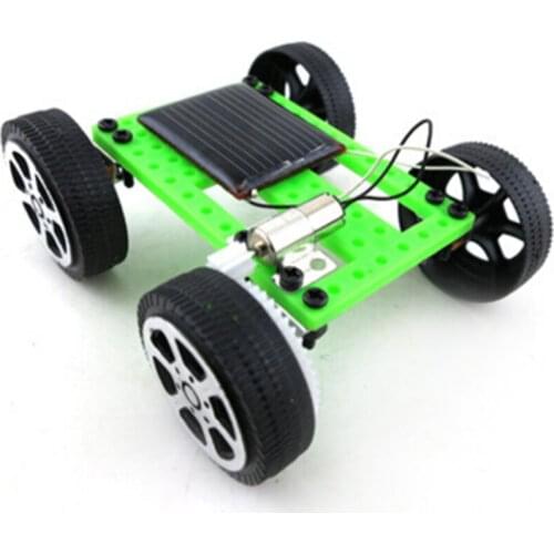 Funny Mini Solar Powered forward Toy DIY Car Kit Children Educational Gadget Hobby convenient to store and carry