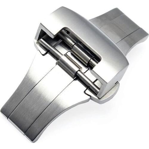 20mm 22mm Stainless Steel Deployment Butterfly Push Button Watch Clasp Buckle for PAM Style Watch Accessories