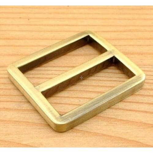 1 1/4 inch (inner diameter) Antique Brass Brush alloying rectangle sliders 30mm strap adjuster 50pcs/lot