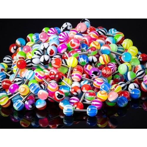 12PCS 3/4/5mm Mixed Size Cartilage Helix Earrings Stud Earrings for Women Men Acrylic Stainless Steel Ear Piercing Jewelry 16g