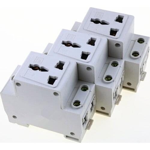 3 Pin Plug Rail Mount AC Power ac30 Modular Socket 16A 250V AC socket Connector