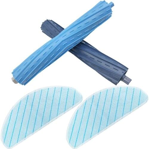 4pcs For ECOVACS Deebot T9 AIVI T9 PRO T9 MAX Robot Vacuum Cleaner Roller Brush Vacuum Cleaner Spare Parts Accessories For Home