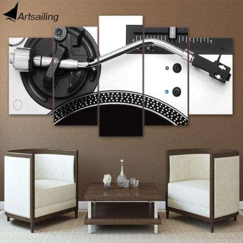 5 Panel Music Modular Decoration Picture On Canvas Posters Wall Art Home Framework Living Room Printed Modern Painting CU-2324A