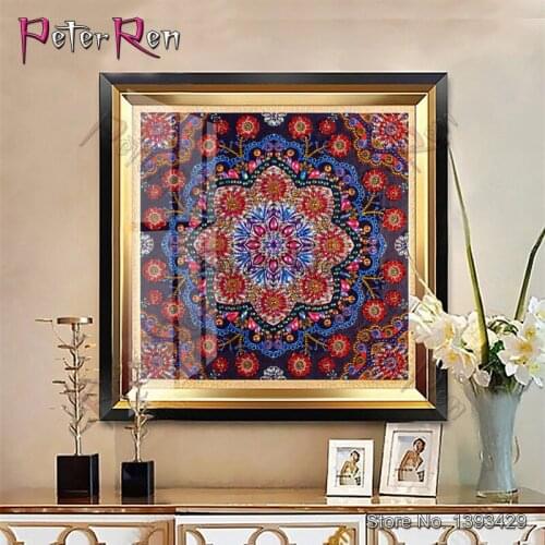 Peter ren Special Shape Diamond Painting Alien Decorative Painting Paste Cross Stitch Mandala Flower Diamond mosaic embroidery