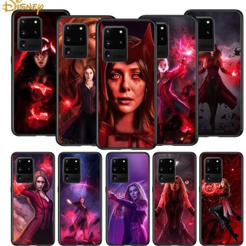 Scarlet Witch for Samsung S20 FE Ultra Plus A91 A81 A71 A51 A41 A31 A21S A72 A52 A42 A02S Soft Black Phone Case