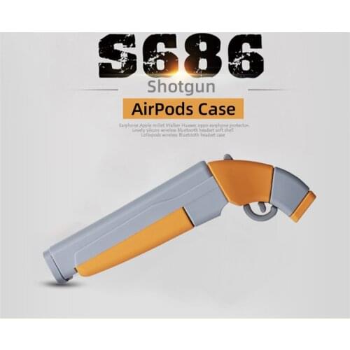 Wonderlife Cartoon Reactor S686 Shotgun Case for AirPods 1 2 Case Cover for AirPods Silicone Earphone Shockproof Case Protection