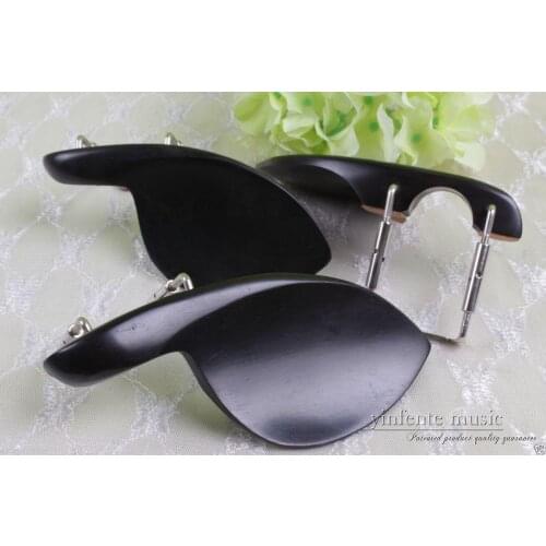 Violin parts,3pcs ebony violin Chin rest +3pcs Chin rest clamp High quality #579