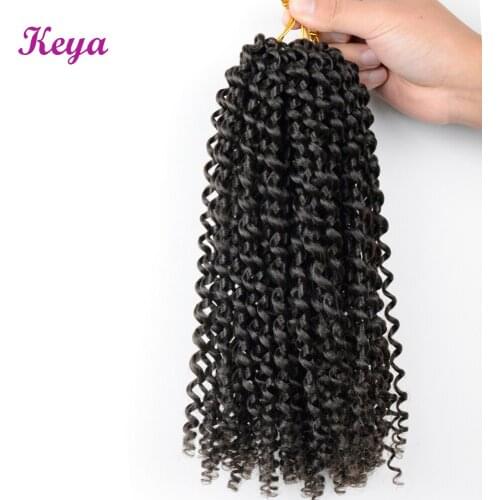Bohemian Curl 10 Inch Crotchet Braids Hair 120G Heat Resistant Fiber Braiding Hair 12 Stands Synthetic Hair Extensions For Women