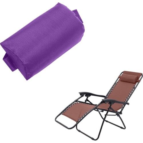 Fabric Head Cushion Headrest for Patio Folding Recliner Removable