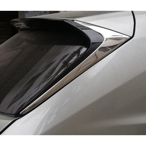 Modified special rear window triangle sequin window trim decoration car Accessories For Lexus NX200 NX300 200T 300H 2015-2018