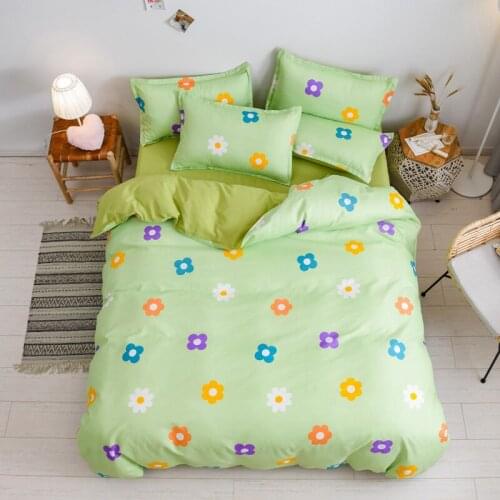 Modern Style Fashionable and Simple Bedding Set Single Full Queen King Family Size Bed Sheet Pillowcases and Duvet Cover Sets