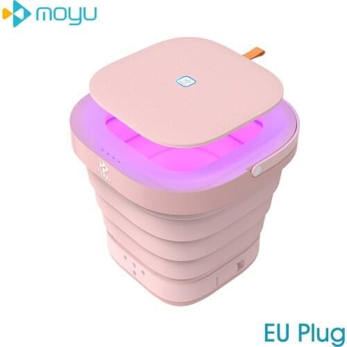 Moyu Folding Wash Machine XPB08-F1 Mini Portable Laundry Machine Washing Machine Gift For Home Travel 100-240V