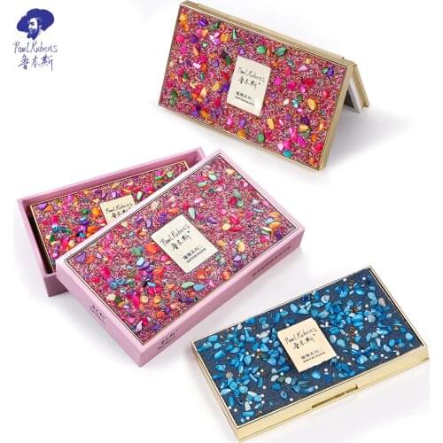 Paul Rubens Solid Watercolor Paint Set 24 Color Exquiste Portable Stone Style Pocket for Artist Traveling Art supplies