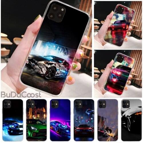 Riccu Super Sports Car GT Phone Case for iPhone 8 7 6 6S Plus X 5S SE 2020 XR 11 pro XS MAX 12 12Mini