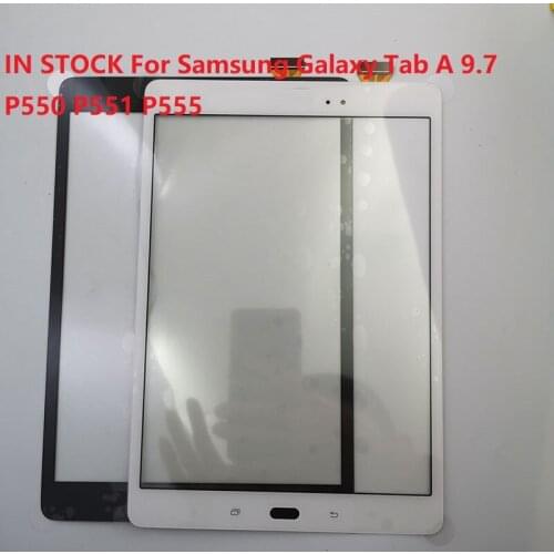 10.1" TouchScreen For Samsung Galaxy Tab A 9.7 P550 P551 P555 Touch Screen Digitizer Sensor Front Glass Panel SM-P550 SM-P555