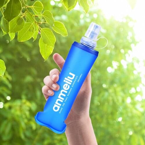 TPU Soft Folding Water Bottles Food-grade Material BPA-Free Collapsible Flask Portable Drinking Outdoor Water Container Bag