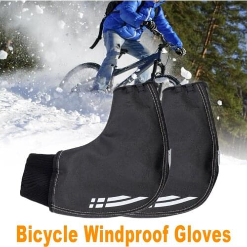 Winter Bike Riding Handlebar Mittens Outdoor Windproof Warmer MTB Cycling Bicycle Gloves