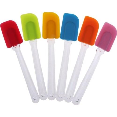 1Pc Baking Tools Spatula for Cake Silicone Spatula Baking Pastry Kitchen Spatula Cream Mixer Ice Cream Scoop Cream Scraper
