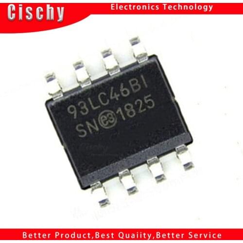 10pcs/lot 93LC46B-I/SN 93LC46-I/SN 93LC46B SOP-8