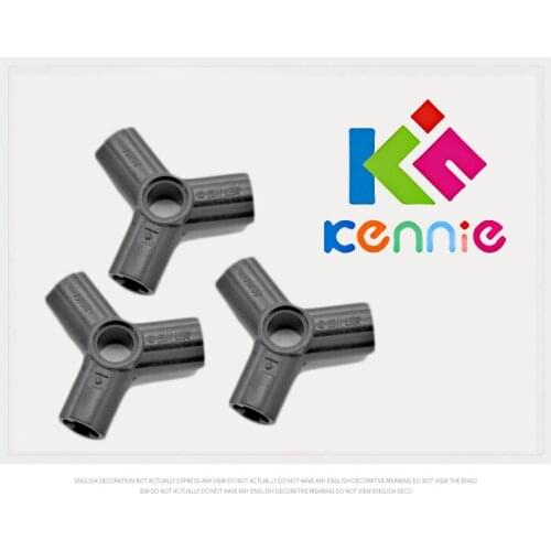 100pcs/lot Kennie DIY MOC Building Blocks Compatible with high-tech scattered parts 6005755 three-way cross bolt connector