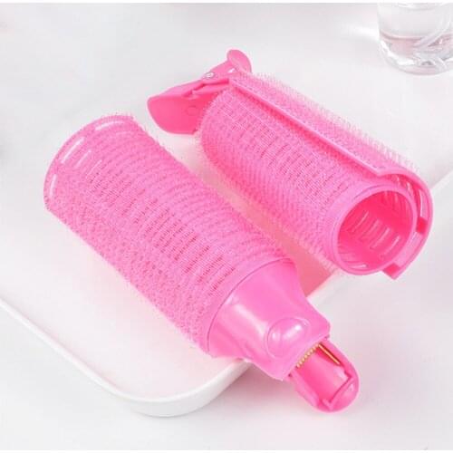 2pcs/set Bangs Curler Self-adhesive Curling Hair Lazy Duckbill Curling Tube Plastic Hair Styling Tool Hair Curler Accessories