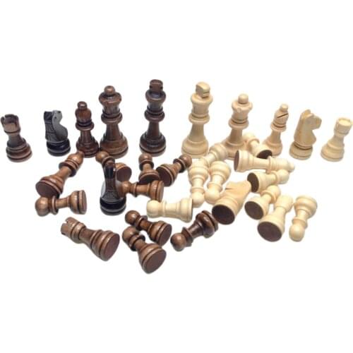 32pcs Standard Chess Pieces Entertainment Tournament Chessmen Replacement Chess Game 4inch King Pawns Figurine Board Game