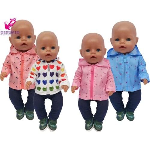 43cm Baby Doll hoody clothes for 18 Inch girl Doll summer jacket Coat