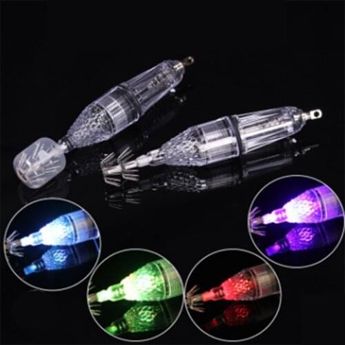 5 PCS LED Flashing Mini Underwater Fishing light Squid lamp Lures Fish Finder Lamp Attracts Prawns Squid Krill