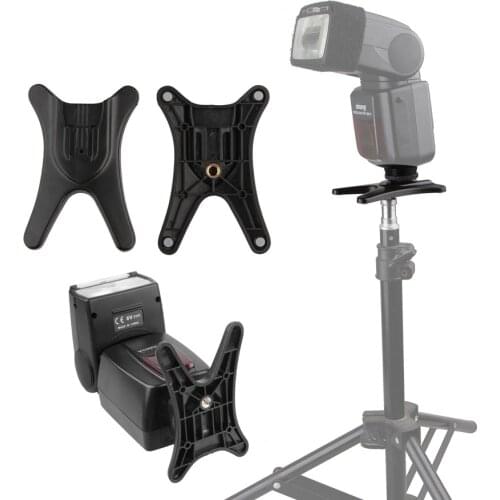 Camera Flash Hot Shoe Adapter Holder Mount for Canon Nikon 430EX 550EX 580EX 600EX SB600 SB700 SB800 SB900 SB910 Remote Trigger