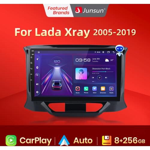 Junsun V1 Pro 2G+32G Android 10.0 Car Radio Multimedia Video Player For LADA X ray Xray 2015 - 2019 Navigation no 2din autoradio