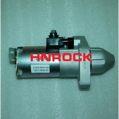 Car Starter Motor For ACURA TSX 2.4L, For HONDA ACCORD ELEMENT 2.4L, 31200-RAA-A51 31200-RAA-A52 31200RAAA51 31200RAA43
