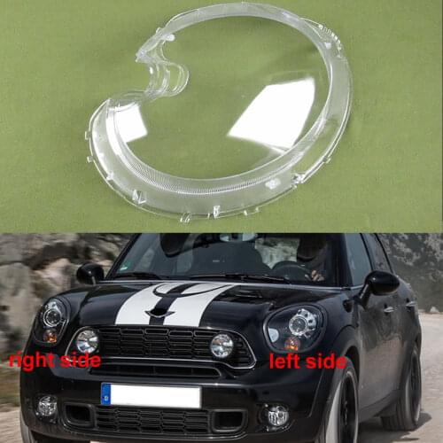 For BMW MINI R60 2011 2012 2013 2014 2015 2016 Front Headlight Shell Lampshade Headlight Glass Lampshade Cover Headlamp Lens