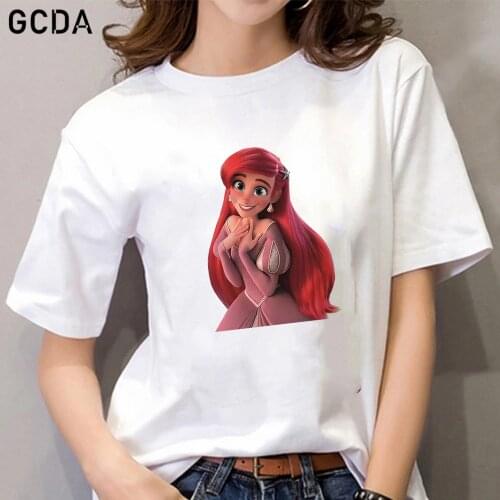 Disney Aurora Sleeping Beauty 3D Printing Tshirt Tops Summer Casual Women T-shirts Ulzzang Streetwear Harajuku T shirt
