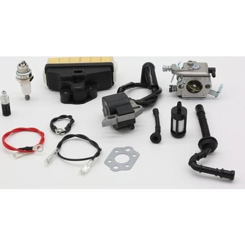 Carburetor Ignition Coil Air Filter Fuel Line Fit Stihl MS 021 023 025 MS250C MS250 MS210 MS230 Chainsaw Parts Zama C1Q-S11E