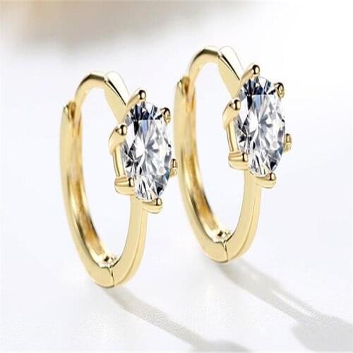Fashion Six Claw Crystal Earrings for Women Romantic Valentines Day Gift