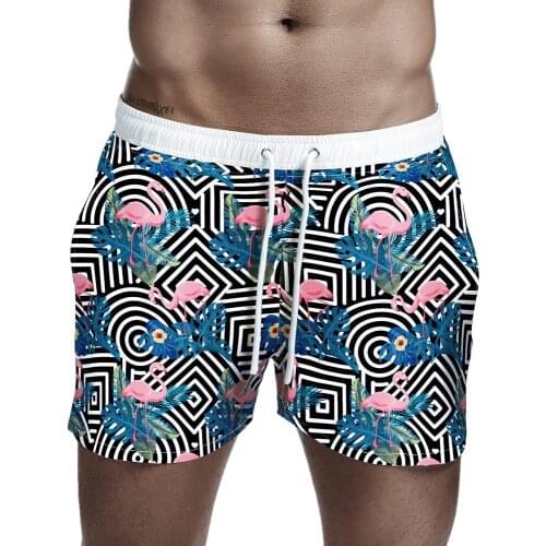 SEOBEAN Mens Sports Short Beach Shorts Bermuda Board Shorts Surfing Quick-dry Swimming Boxer Trunks Bathing Suits Swimwear