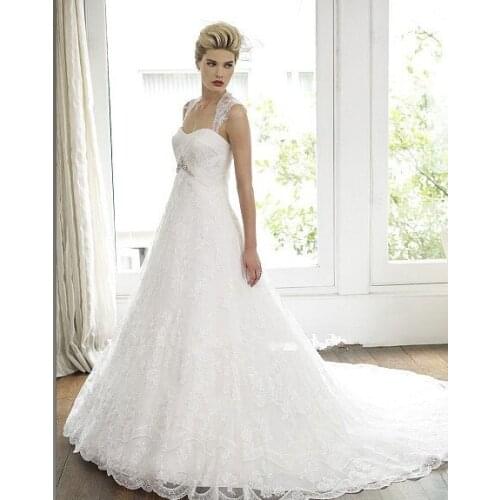 2018 new design soft A-line pleated tulle beading lace keyhole back custom size/color bridal gown mother of the bride dresses