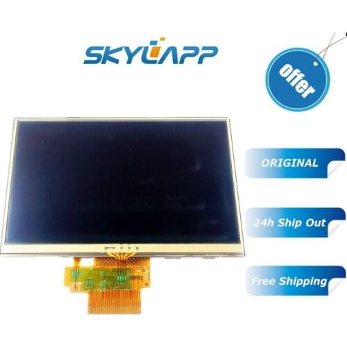 5"inch Complete TFT LCD Screen for TomTom VIA 4EN52 Z1230 full LCD display Screen panel with Touch screen digitizer replacement