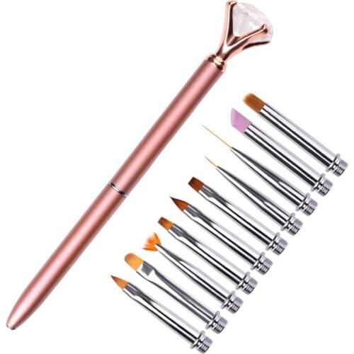 Professional Nail Art Brush Pen Set Acrylic UV Gel Polish Painting Drawing Liner Design Pen Salon Manicure DIY Tool