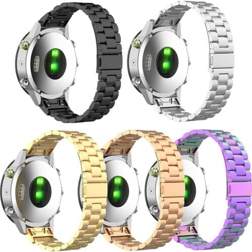 20mm Watch Band for Garmin fenix6S fenix5S fenix5S plus Smartwatch Replacement Wrist Strap Solid Stainless Steel Watchband