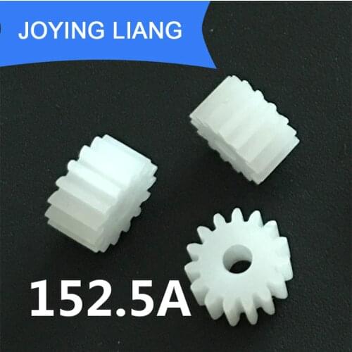 152.5A 0.5M Gears 2.5mm Tight Hole Diameter Modulus 0.5 15 Teeth Plastic Gear DIY Toy Accessories