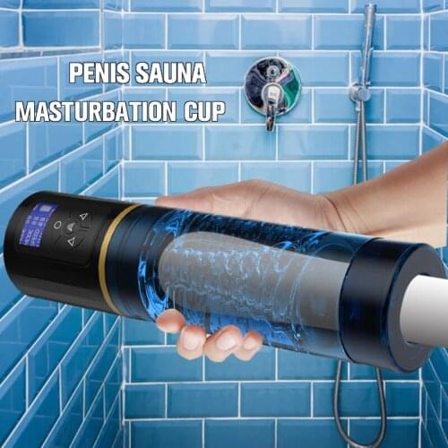 Rotating Water Absorbing SAP Sucking Masturbation Cup Vacuum Pressure Penis Pump Extension Expanding Male Penis Masturbator