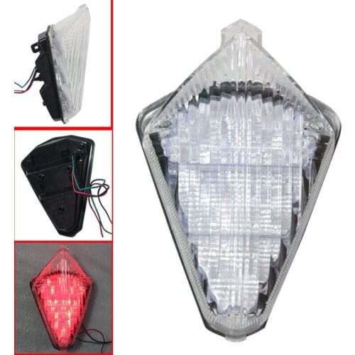 ABS Plastic Motorcycle LED Tail Light For Yamaha T-MAX 530 2012 2013 2014 Clear Lens Rear Brake Stop Lamp