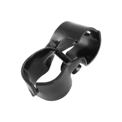 Replacement Double Port Lean Tube Pipe Vertical Clamp Clip Black