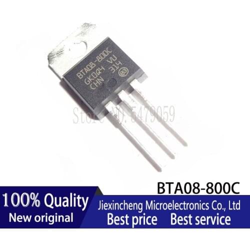 10PCS BTA08-800C BTA08 TS7905CZ TS7905 UG10GCT-E3/45 UG10GCT BTA08-800BWRG BTA08-800BW BT138-800E BT138 TO-220 New original