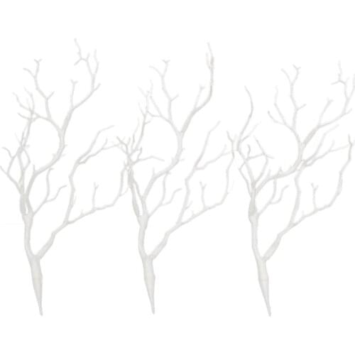 3 x Artificial White Dry Plant Tree Branch Wedding Party Decor
