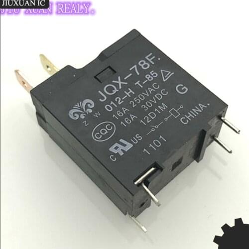 5pcs/lot [In stock] Relay JQX-78F-012-H T-85 12V 16A Microwave oven relay