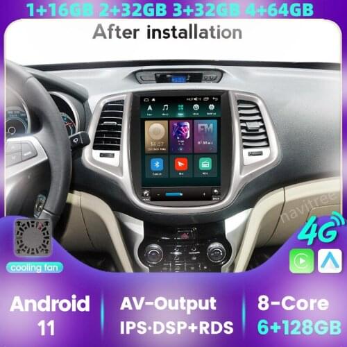 9.7inch Tesla Style Screen Car Radio Stereo Receiver For Changan EADO 2012 - 2015 Video Player Multimedia Carplay Auto 4G LTE BT