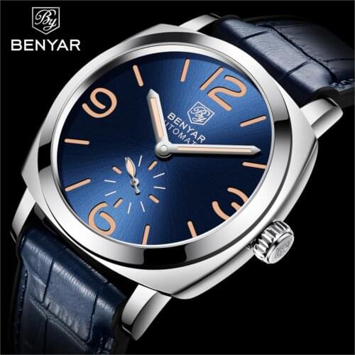 BENYAR Design 2021 New Luxury Fashion Casual Mens Automatic Mechanical Watches Top Brand High-quality Business Waterproof Watch
